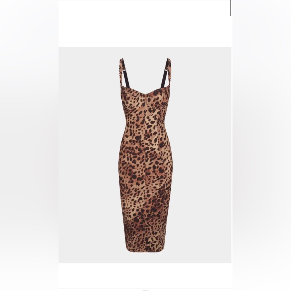 Dolce & Gabbana x SKIMS Leopard Print Dress (Size S)